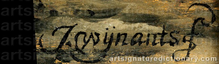 Authentic signature by Jan WYNANTS on Painting/Watercolour artwork