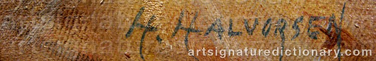 Signature by Halvor HALVORSEN