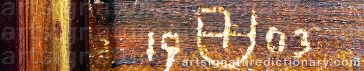 Signature by Axel HAARTMAN