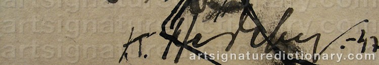 Signature by Kerstin HEDEBY