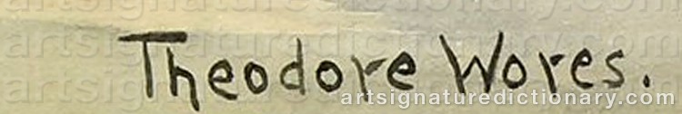 Signature by Theodore WORES
