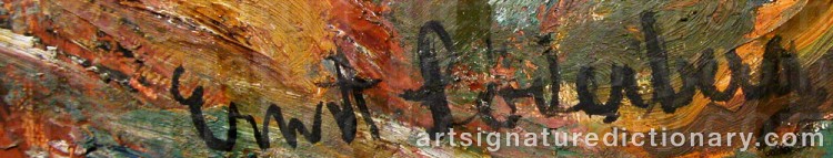 Signature by Ernst SÖDERBERG