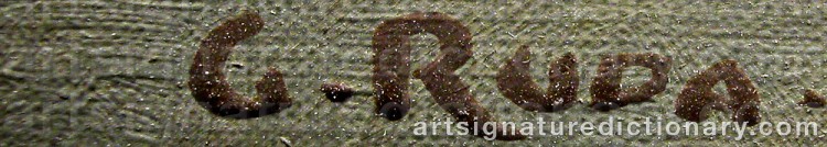 Signature by Gunnar RUDA