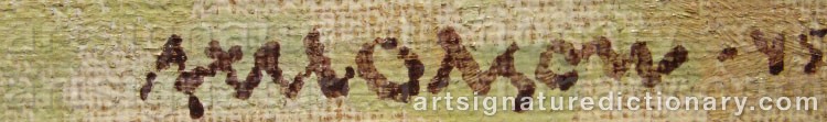 Signature by Axel OLSON