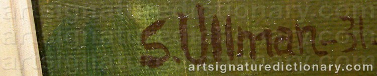 Signature by Sigfrid ULLMAN