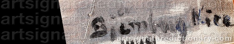 Signature by Evald BJÖRNBERG