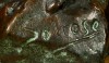 Close-up details showing Axel EBBE signature forgery characteristics