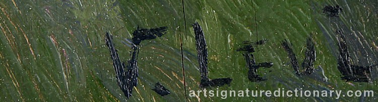 Signature by Vassili Filippovich LEVI