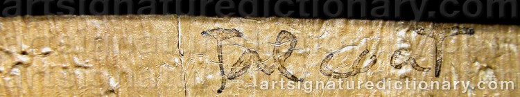 Signature by Pierre TAL-COAT