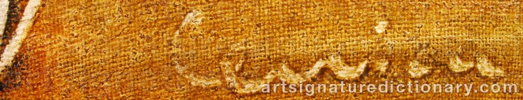 Signature by Alfred LENICA