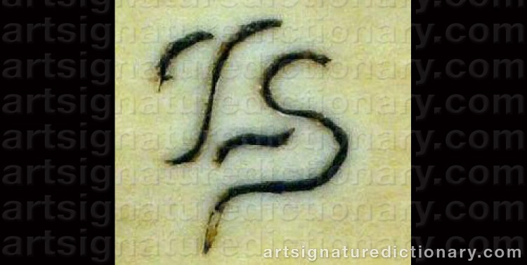 Authentic signature by Lennart (Sami Artist) SAMELIN on Other artwork