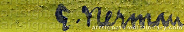 Signature by Einar NERMAN