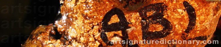 Authentic signature by Anders LILJEFORS on  artwork