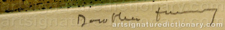 Signature by Dorothea TANNING