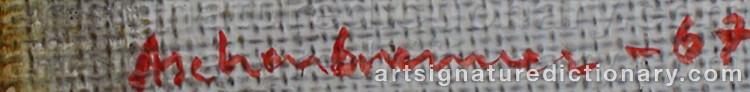 Signature by Lennart ASCHENBRENNER