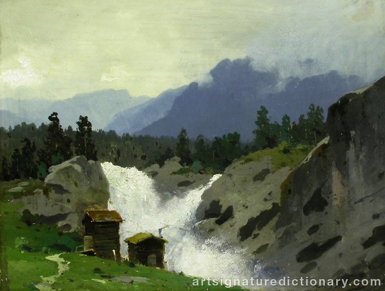 Close-up details showing Morten MÜLLER signature forgery characteristics