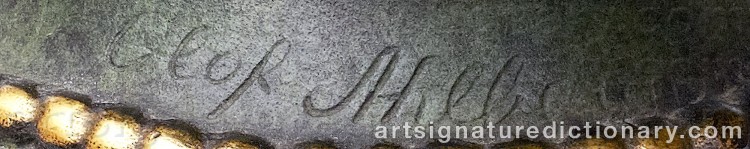 Signature by Olof AHLBERG