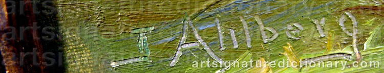 Signature by John AHLBERG