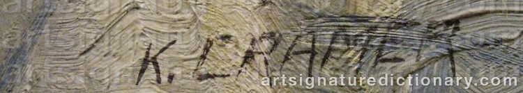 Signature by Konrad CRAMER