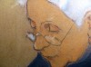 Close-up details showing Helene SCHJERFBECK signature forgery characteristics