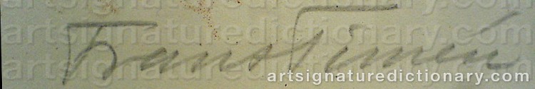 Signature by Frans TIMÉN