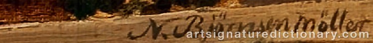 Signature by Niels Bjørnsen MØLLER