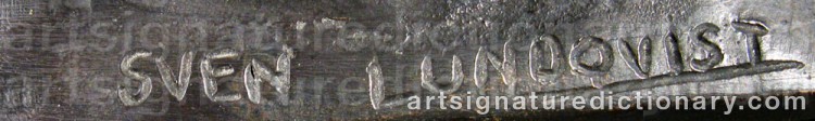 Signature by Sven LUNDQVIST