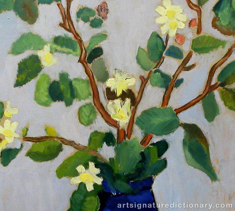 Close-up details showing Paul CÉZANNE signature forgery characteristics