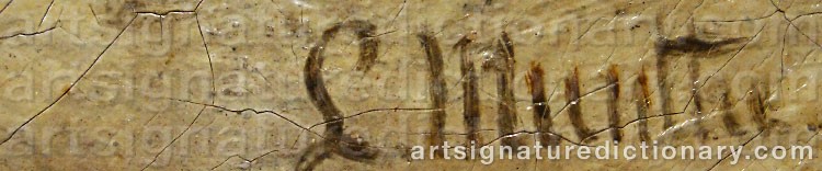 Signature by Ludwig MUNTHE