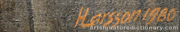Signature by Helena LARSSON