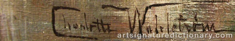 Signature by Charlotte WAHLSTRÖM