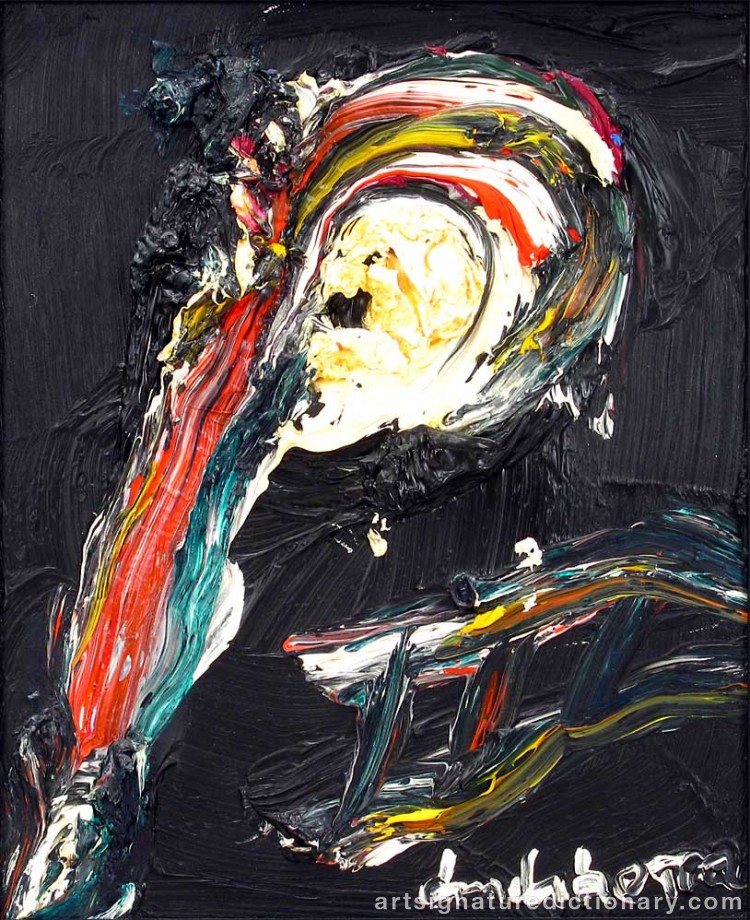 Close-up details showing Bengt LINDSTRÖM signature forgery characteristics