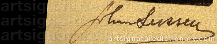 Signature by Johan LEKSELL