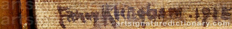 Signature by Fanny Maria KLINGBOM