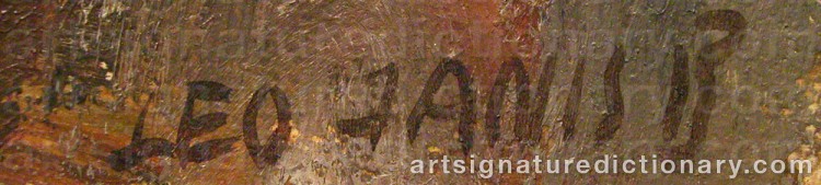 Signature by Leo JANIS-BRIEDITIS