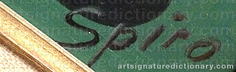 Signature by Georges SPIRO