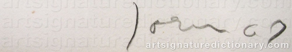 Signature by Asger JORN