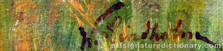 Signature by Waldemar LINDHOLM