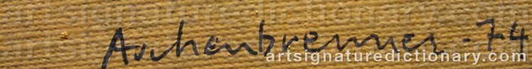 Signature by Lennart ASCHENBRENNER