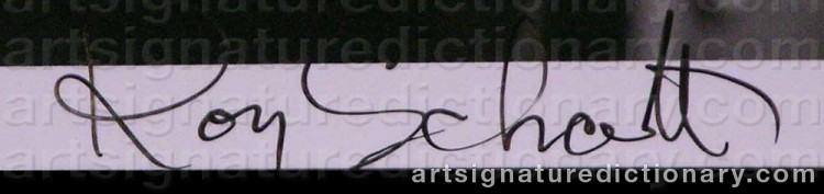 Signature by Roy SCHATT