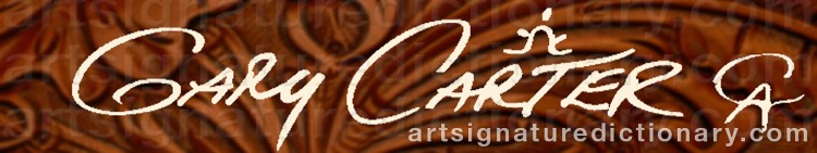 Authentic signature by Gary CARTER on Other artwork