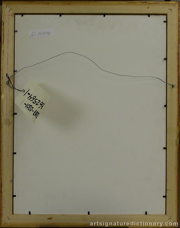 Close-up details showing Jenny NYSTRÖM signature forgery characteristics