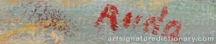 Signature by Gunnar RUDA