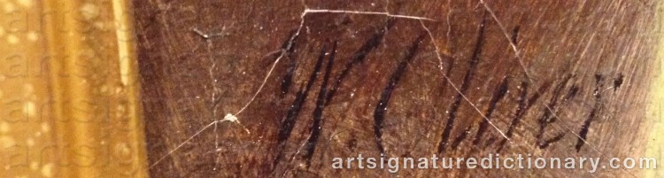 Signature by William OLIVER