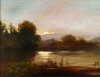 Close-up details showing Charles Francois DAUBIGNY signature forgery characteristics