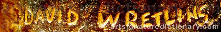 Signature by David WRETLING