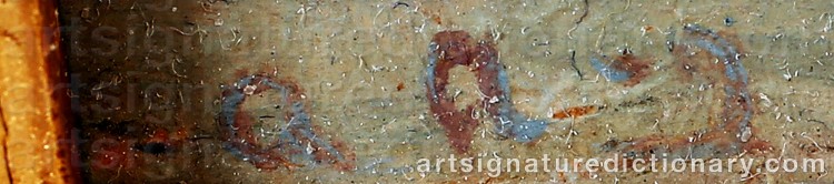 Signature by Arvid AHLBERG