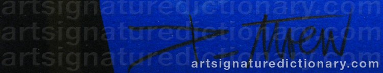 Signature by Petter THOEN