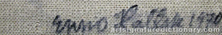 Signature by Enno HALLEK