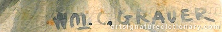Signature by William C. GRAUER